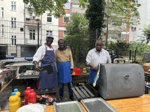 Gemeinsames Grillen